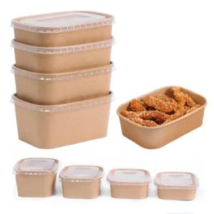 KRAFT CONTAINER WSC Rectangular Pack of 300