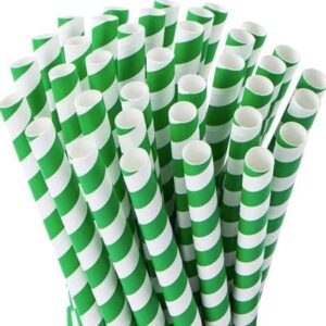 8" - 20cm PAPER SMOOTHIE STRAW PACK 250pcs