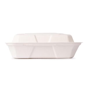 BAGASSE CLAMSHELL BOX