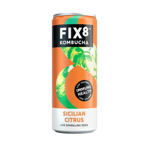 Fix8 Kombucha - Sicilian Citrus (12x250ml)