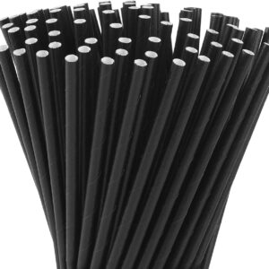BLACK PAPER STRAW