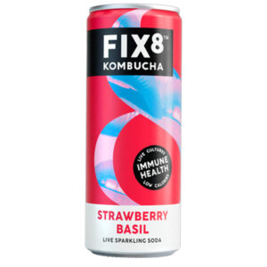 Fix8 Kombucha - Strawberry Basil (12x250ml)