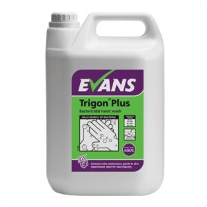 EVANS Trigon Plus Unperfumed, Bactericidal Hand Wash 5Ltr