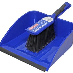 BLUE DUSTPAN & BRUSH