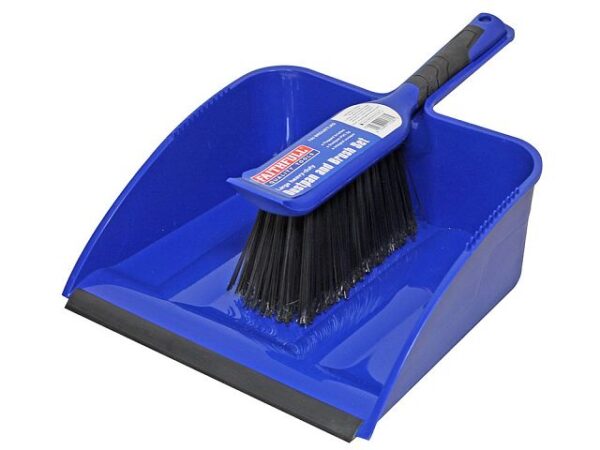BLUE DUSTPAN & BRUSH