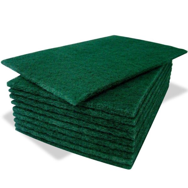 GREEN SCOURERS Pack of 10