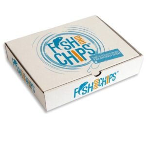FISH & CHIPS BOX - 100pcs