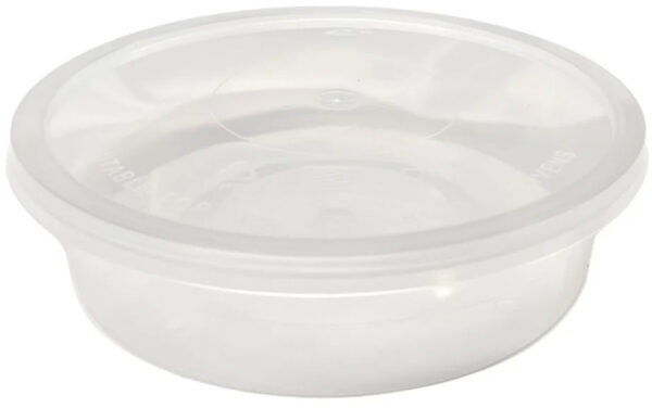Round Container with Lid 8oz - 250 items