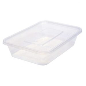 PLASTIC MICROWAVEABLE CON. & LID