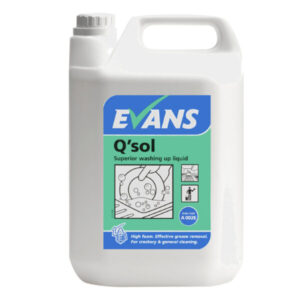 EVANS Q-Sol Superior Washing Up Liquid 5 Litre