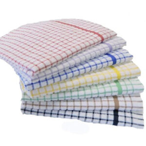 TERRY CHECK TEA TOWEL Assorted Colours