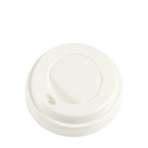 WHITE COFFEE CUP LIDS