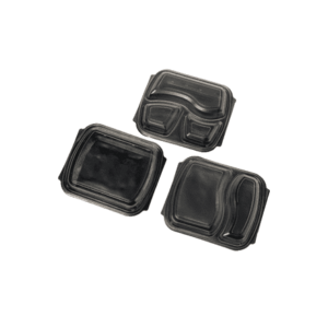 BLACK BASE MEAL BOXES 1 - 2 or 3 Compartment Pack of 300