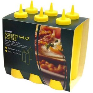 CLEAR SAUCE BOTTLES