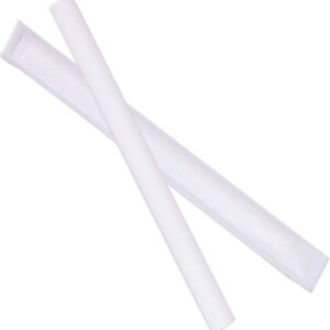 WHITE PAPER STRAWS Individually wrapped
